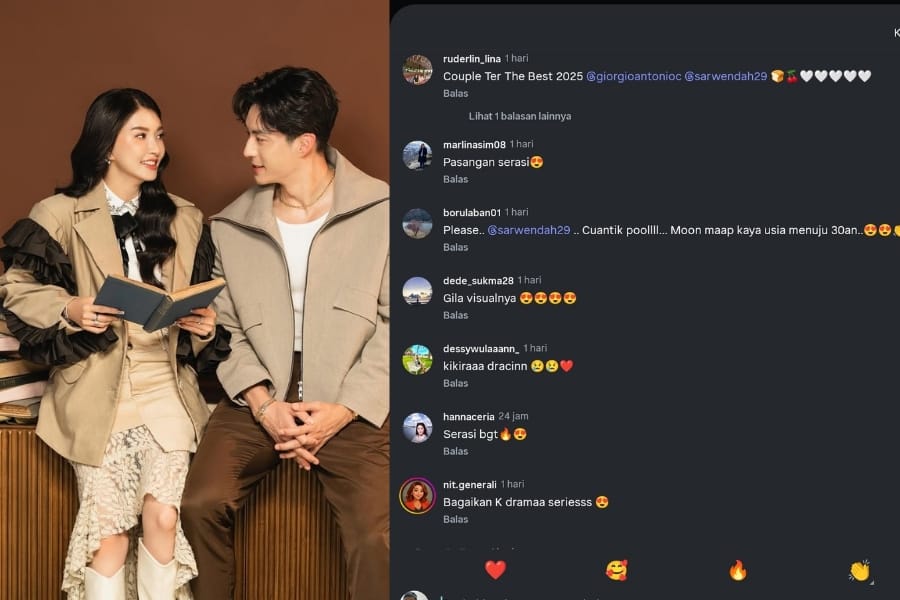 Warganet sebut Sarwendah dan Giorgio sebagai pasangan serasi